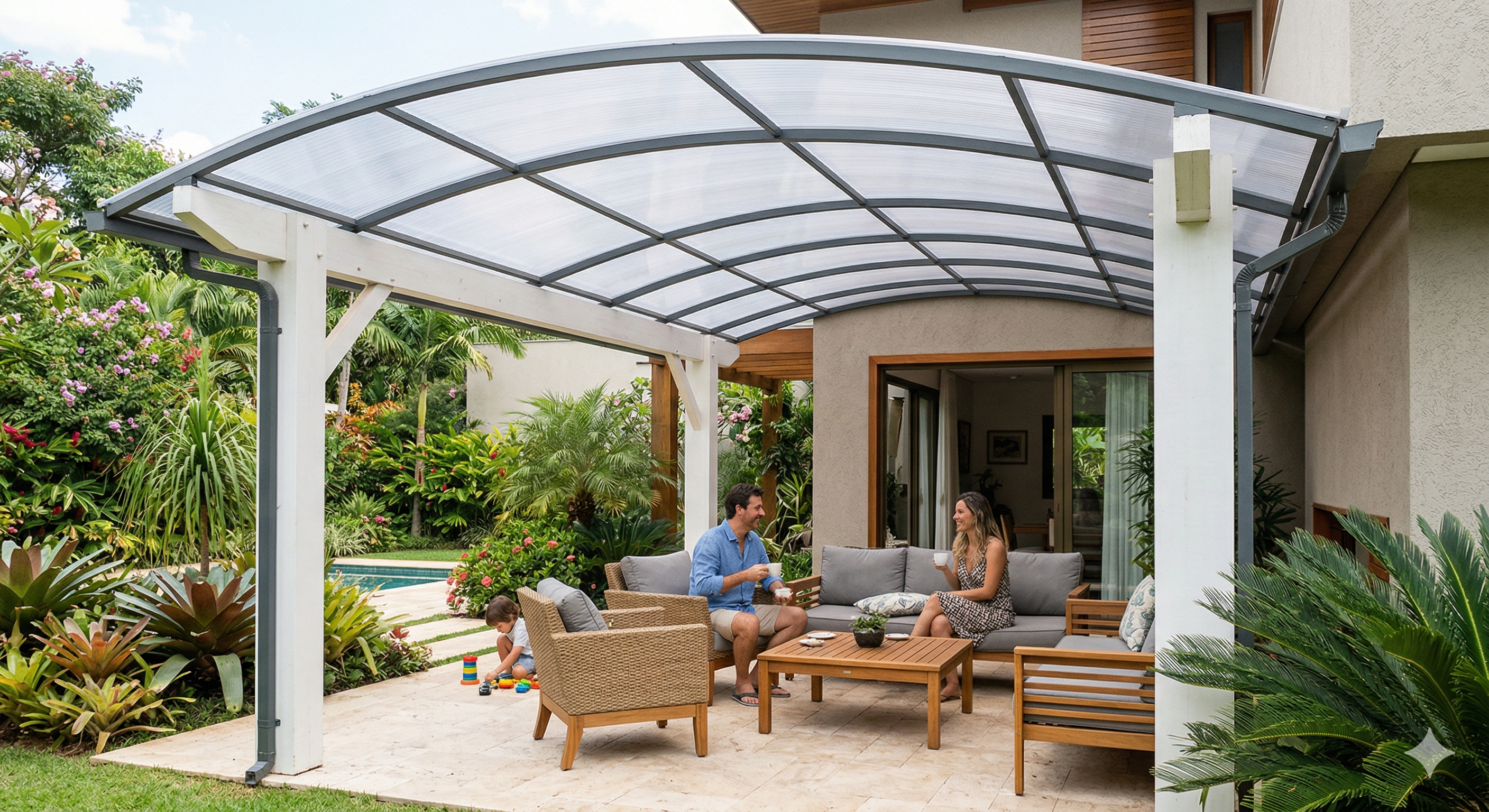 Ícone Coberturas em Policarbonato